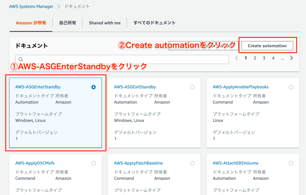 AWS Systems Managrer Document