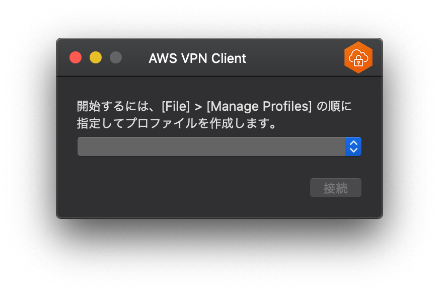 AWS VPN Client 起動